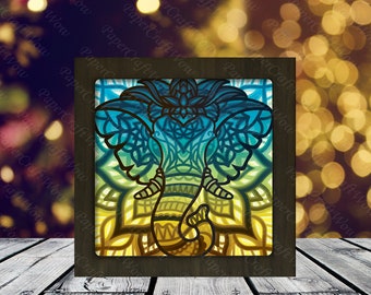 Free Free 59 Elephant Shadow Box Svg SVG PNG EPS DXF File