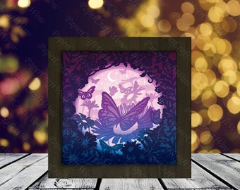 Free Butterfly Box Svg 502 SVG PNG EPS DXF File