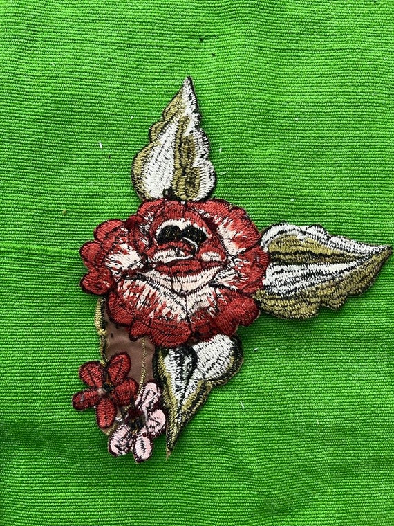 Parches de flores bordados mexicanos hechos a mano Coser mexicano en parches florales Parches florales bordados hechos a mano. Etsy Espana