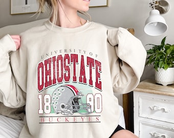Ohio Athletic Tourist Gym State OH Pride Crewneck Sweatshirt Ohio Athletic Tourist Gym State OH Pride Crewneck Sweatshirt