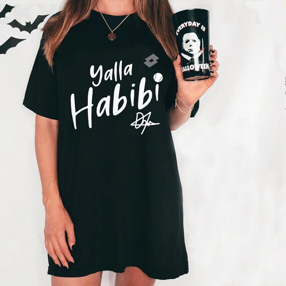 Yalla Habibi Ons Jabeur Shirt Ons Jabeur Shirt Ons Jabeur - Etsy Israel