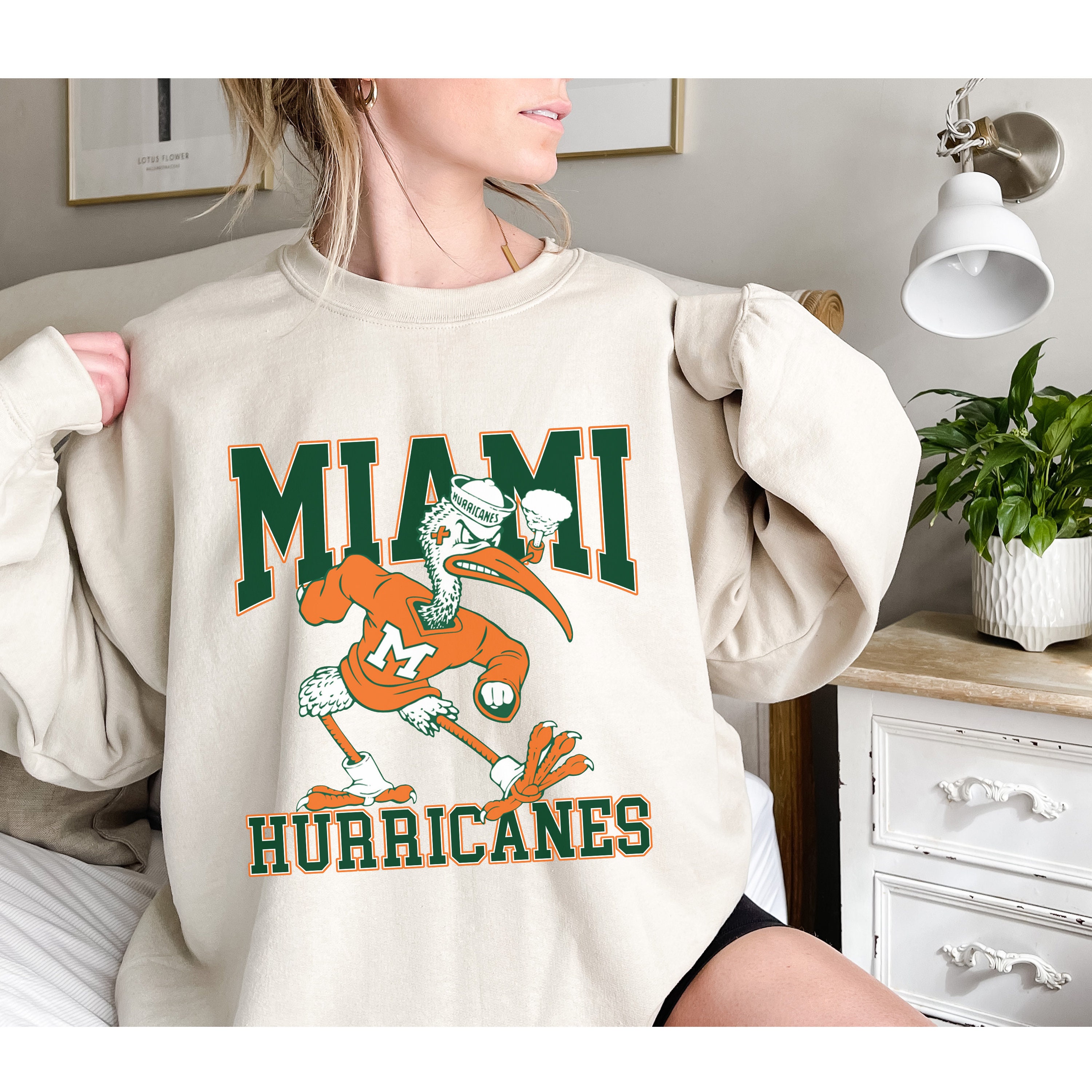 University of Miami Sweatshirt - Etsy UK