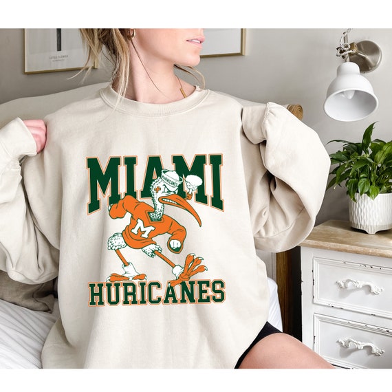 university of miami sweatshirt vintage