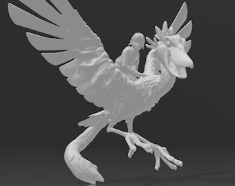 STL Link & Crimson Loftwing 3D Model Digital File