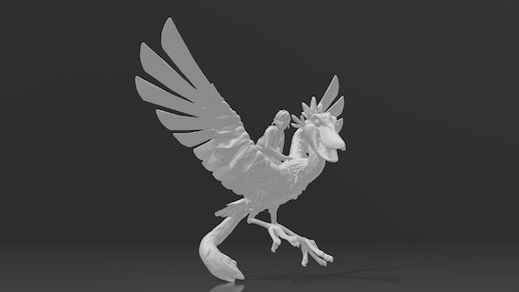 STL Link & Crimson Loftwing 3D Model Digital File