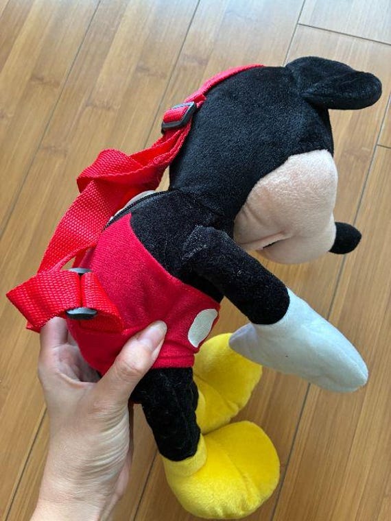 Disney Mickey Mouse Plush Backpack - image 2