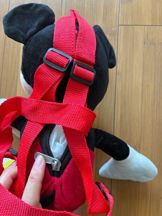 Disney Mickey Mouse Plush Backpack - image 3