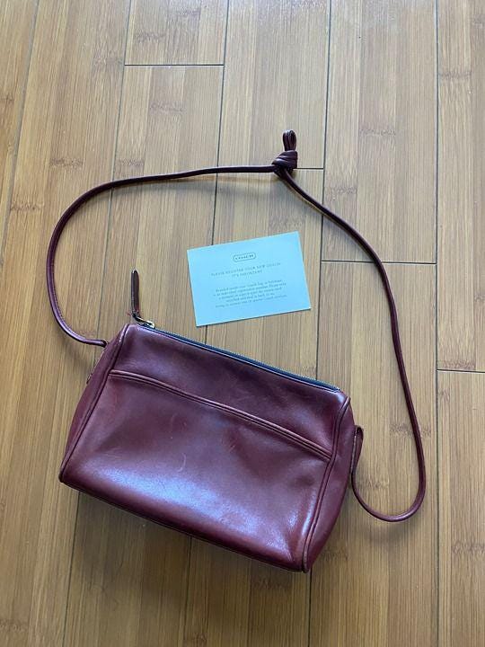 Vintage Coach Red - Etsy Canada