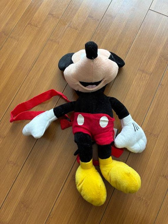 Disney Mickey Mouse Plush Backpack - image 1