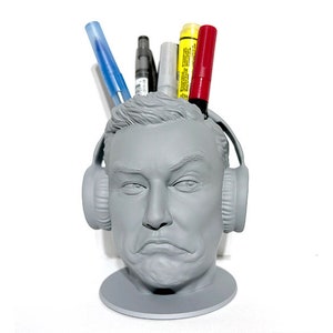 Elon Musk Stifthalter 3D Gedruckte Kopf Porträt Figur - 2021 Mann des Jahres