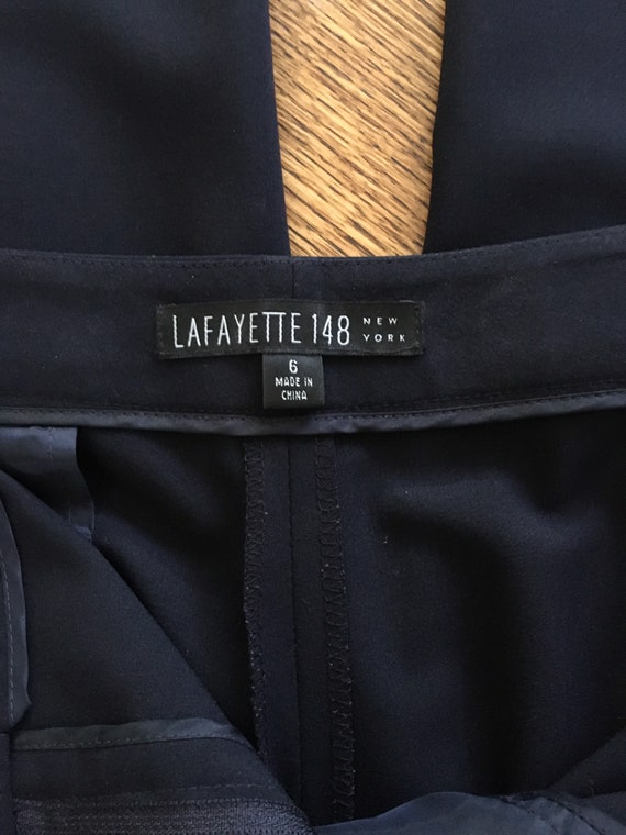 Classic Lafayette 148 New York Dark Navy Blue Thr… - image 7