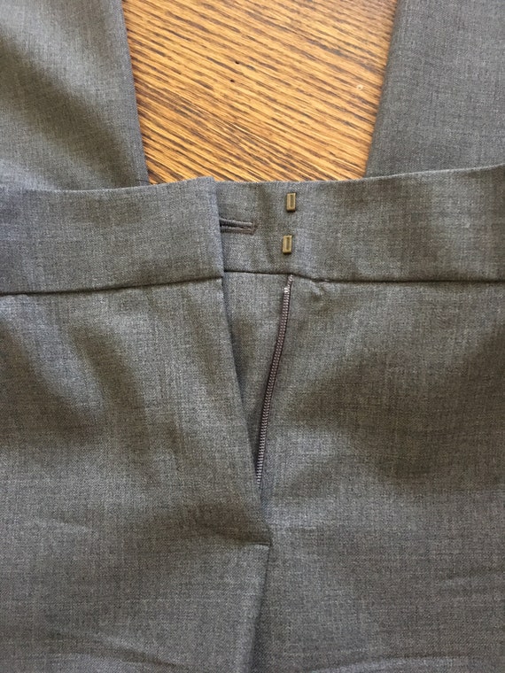 Classic Gray Wool Trousers by J. Crew - image 3