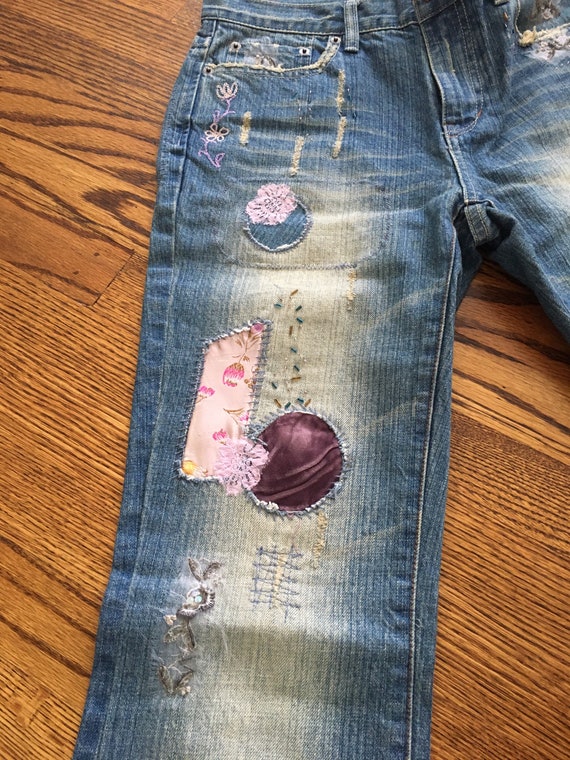 Classic Embroidered and Patched | Etsy