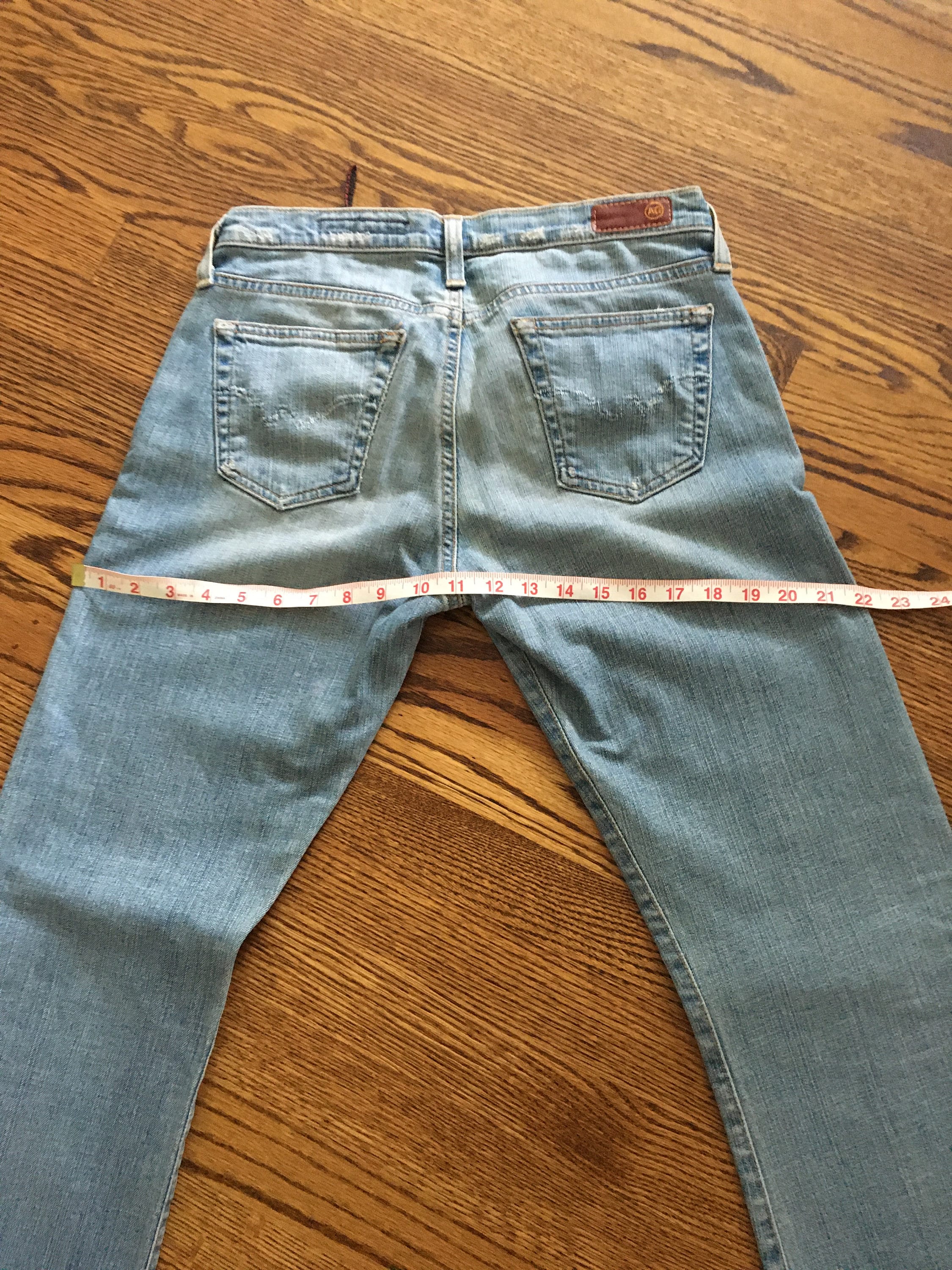 Jean Vintage AG Adriano Goldschmied Pour Femme - Taille 28, Entrejambe 34 - Coupe Large (wide Leg)