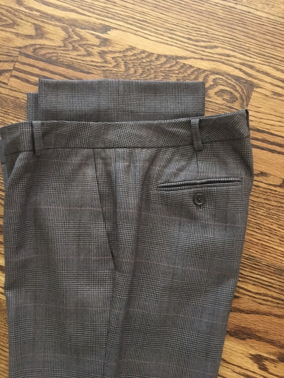 Classic Brooks Brothers Black and Gray Wool Hounds