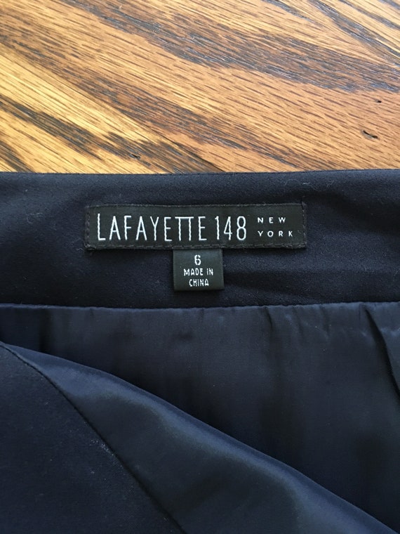 Classic Lafayette 148 New York Dark Navy Blue Thr… - image 10