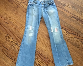Vintage Lucky Brand Sweat Dream Jeans with Patches