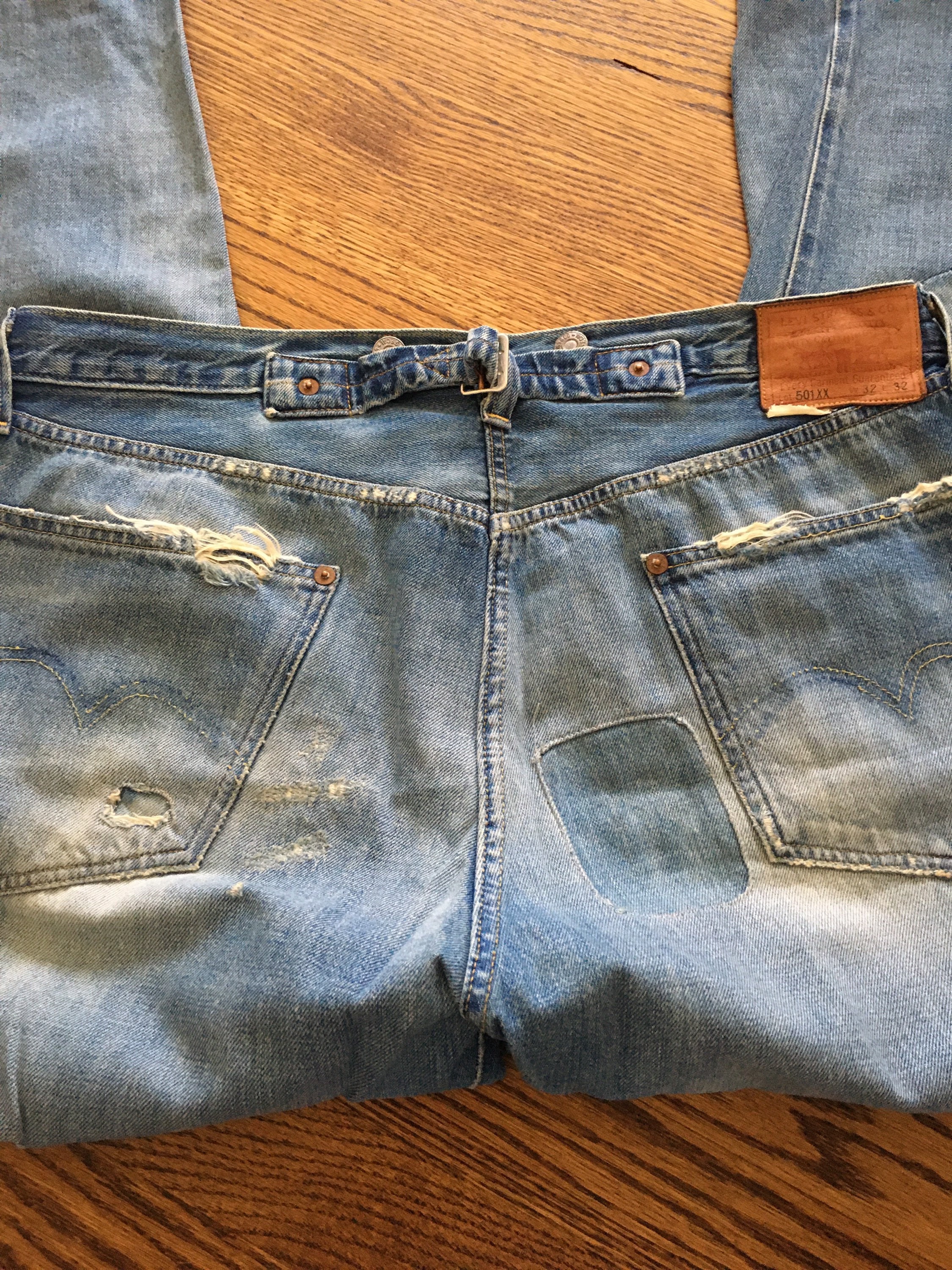 1990s Levis Vintage Collection 501XX Buckle Back Jeans LVC 