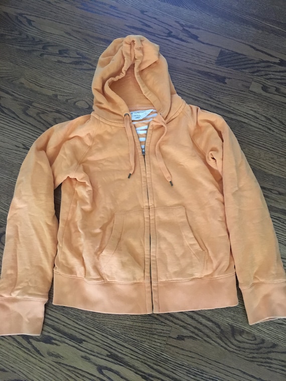 Slub French Terry J. Crew Orange Hoodie