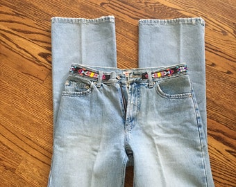 Vintage 1990s LondonJean Waist Beaded Jeans