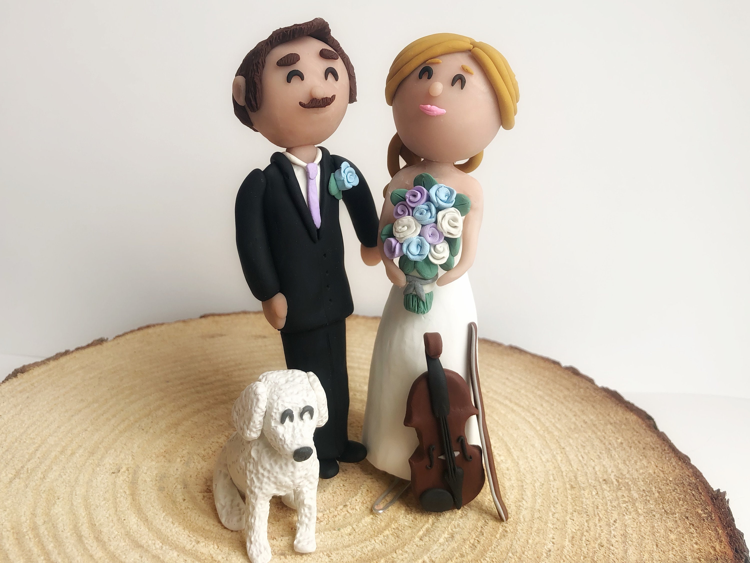 Custom Wedding Cake Topper Figurines Bride and Groom Couple Etsy
