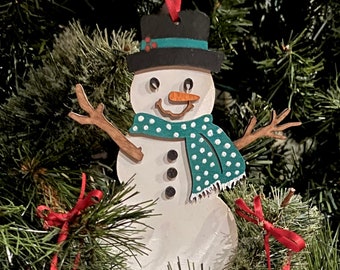 Download Snowman Ornament Svg Etsy