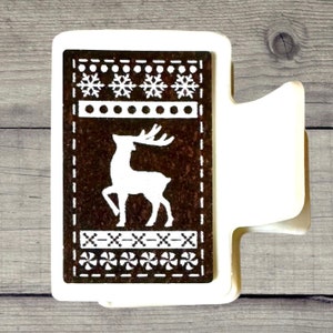 Christmas Set 2 inch Claw Hair Clips svg for laser (DIGITAL file only) Tested for 2 inch claw clips