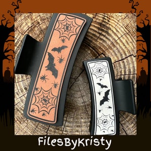 Halloween Hair Clips svg for laser (DIGITAL file only) Tested for 3.5 inch & 5 inch claw clips