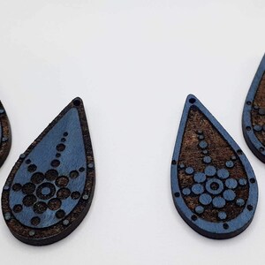 Teardrop Circle Explosion Earrings Svg Laser Cut File With - Etsy