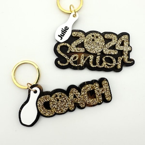 2025 Senior Bowling Keychain or Bag Tag svg for laser (DIGITAL file only) Glowforge tested