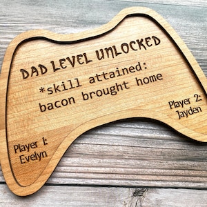 Gamer Valet Tray for Dad svg for laser (DIGITAL laser file only)