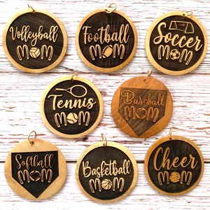 SET 7: Sports Moms files for bracelets, keychains, lanyards, wristlets or other items svg for laser (DIGITAL file only) Glowforge tested