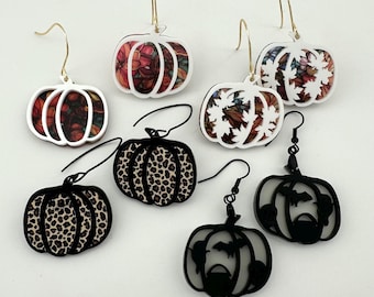 Pumpkin Earrings svg for laser (DIGITAL file only)
