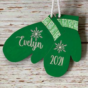 Mittens Ornament svg for laser (DIGITAL file only) Glowforge tested