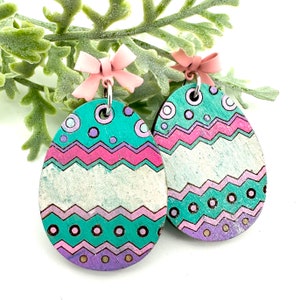 Spring/Easter Egg Earrings svg for laser (DIGITAL file only) Glowforge tested