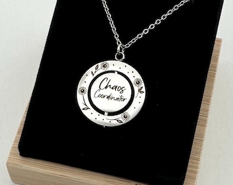 Mom Chaos Coordinator Daisy Circle svg laser engraving file (DIGITAL file only)