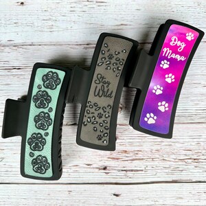 Fur Mama Claw Haarspangen svg für Laser (nur DIGITALE Datei) Getestet für 3,5 Zoll & 5 Zoll Krallenclips