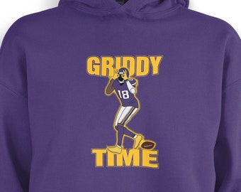 Jefferson Griddy Time Youth Hoodie | Minnesota | Justin | Made To Order With Love