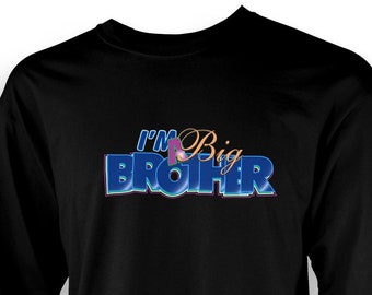 I'm A Big Brother T-shirt Long Sleeve Youth | Made To Order With Love