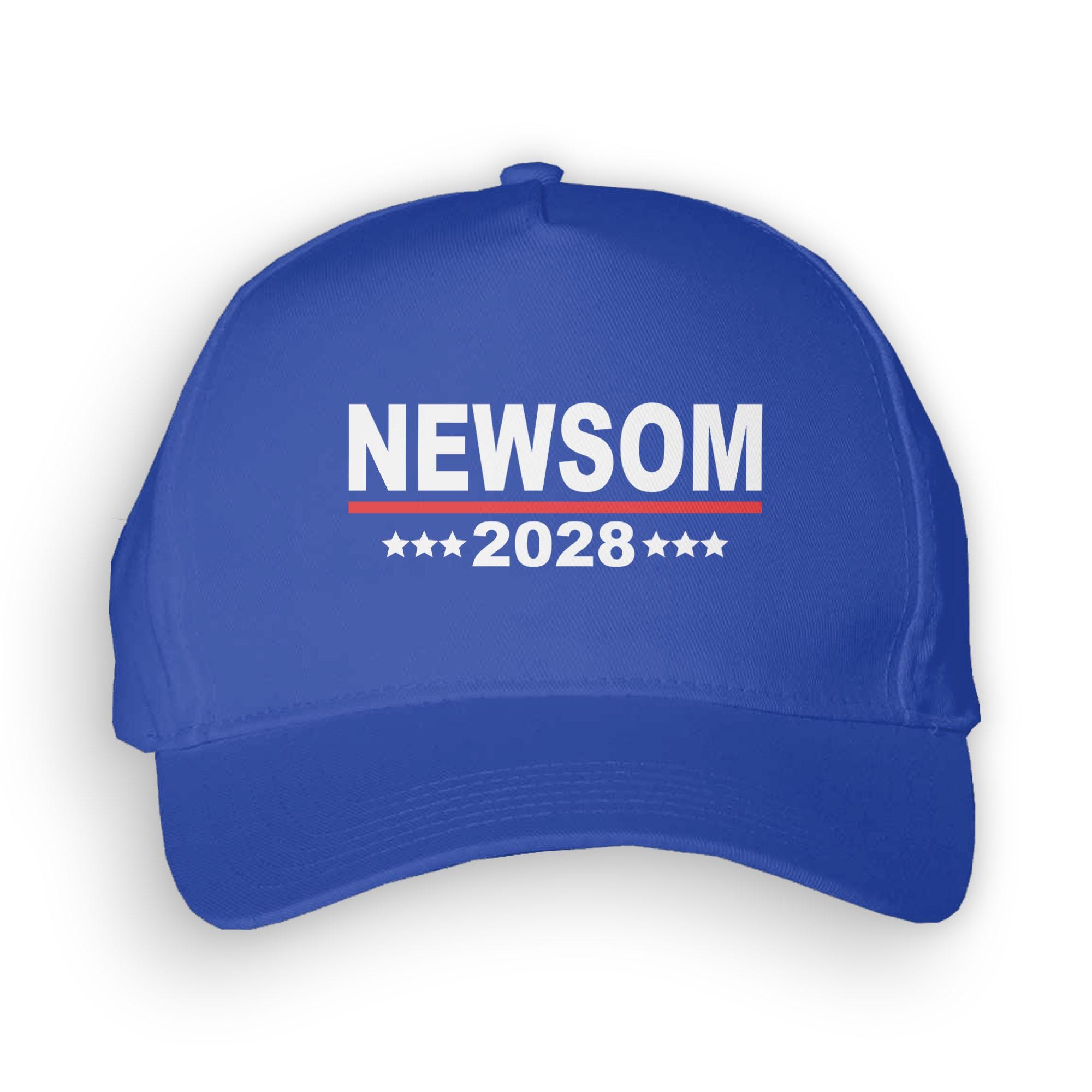 Newsom Hat Gavin Newsom 2028 Snapback Cap Made to Order With Love