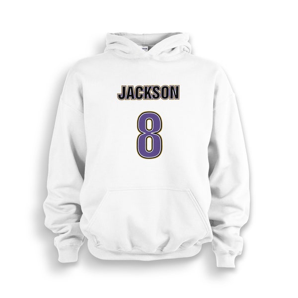 Jackson Youth Hoodie | Ravens | Baltimore | Lamar | Made To Order With Love