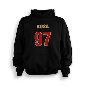 Sudadera con capucha Bosa para niños y jóvenes, unisex, regalo de cumpleaños de San Francisco para ella, regalo para él, hecha a pedido con amor.