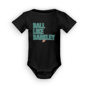 Body de bebé de una pieza con estampado de Barkley, estilo Philadelphia, como el de Saquon, hecho a medida con amor / YOD Designs