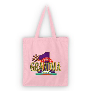 WAITPI 'World's Best Meemaw' Canvas Tote Bag - Floral Design, 15.8x15 Inch, Reusable Gift For Grandma