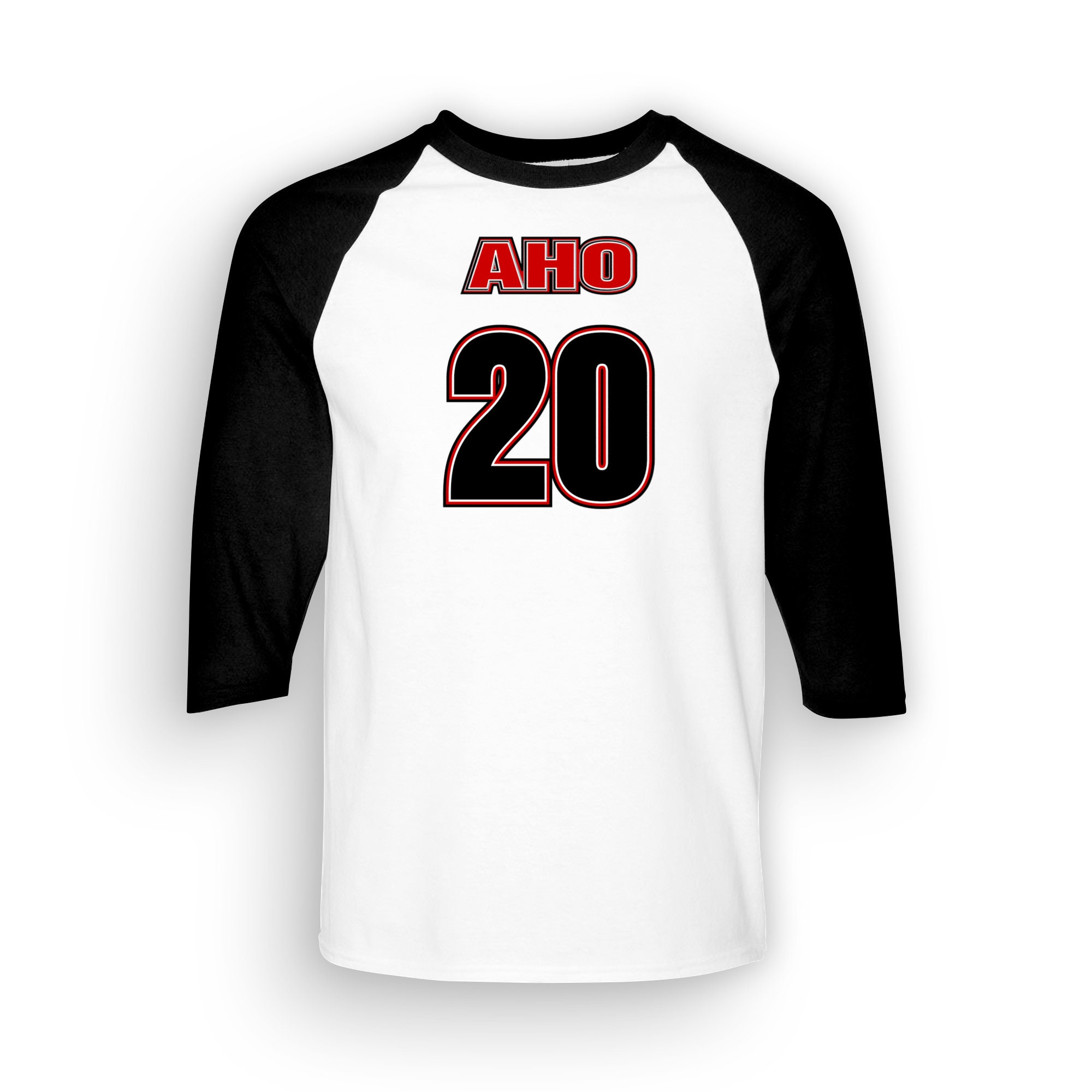 Sebastian Aho Carolina Hurricanes adidas Fresh Name & Number T-Shirt - Black