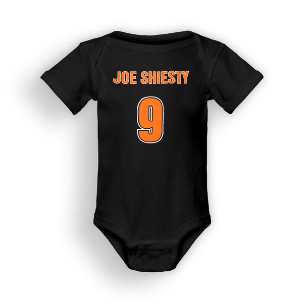 Joe Shiesty Infant Onesie Bodysuit | Bengals | Cincinnati | Burrow | Made To Order With Love