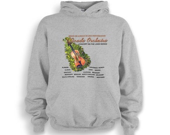 Cicada Orchestra Concert Hoodie Youth | Kids | Cicadas 2024 | Brood XIII | Brood XIX | Retro | Made To Order With Love