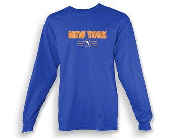 New York T-shirt Long Sleeve Adult | Brunson | Made To Order With Love