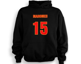 Mahomes Hoodie Kids Unisex Youth Hoodie Kansas City Birthday Gift For Him Gift For Her Made To Order With Love