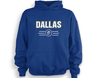 Dallas Hoodie Kinder Jugend Sweatshirt Hoodie Fan Made to Order with Love | YOD Designs